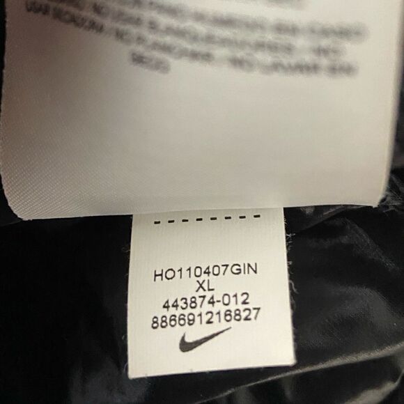 Nike Mens NSW Sportswear Destroyer Varsity Bomber Jacket Leather/Nylon Down XL - Picture 10 of 16